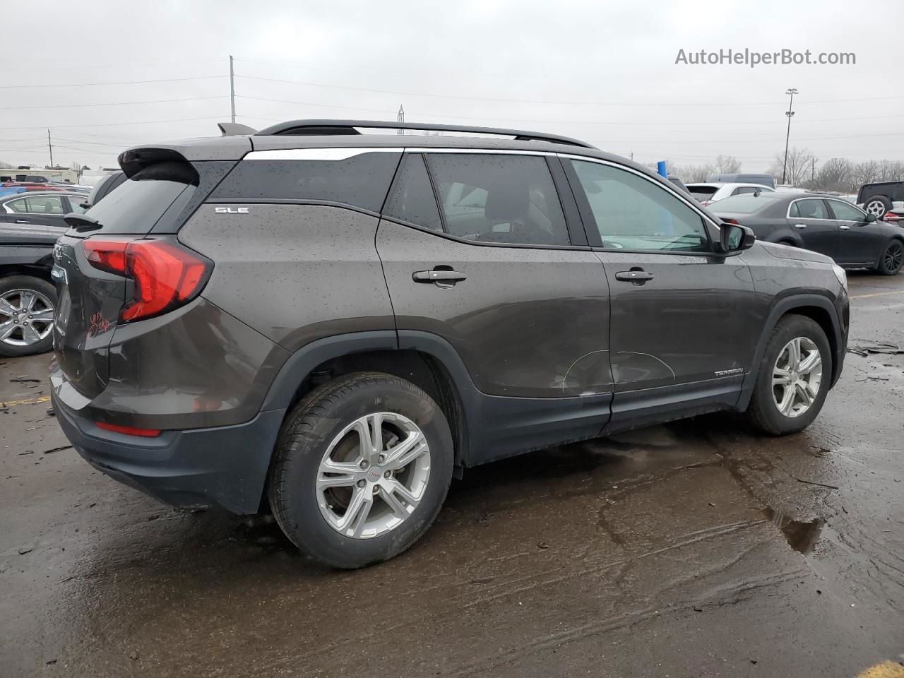 2019 Gmc Terrain Sle Серый vin: 3GKALMEV8KL399774