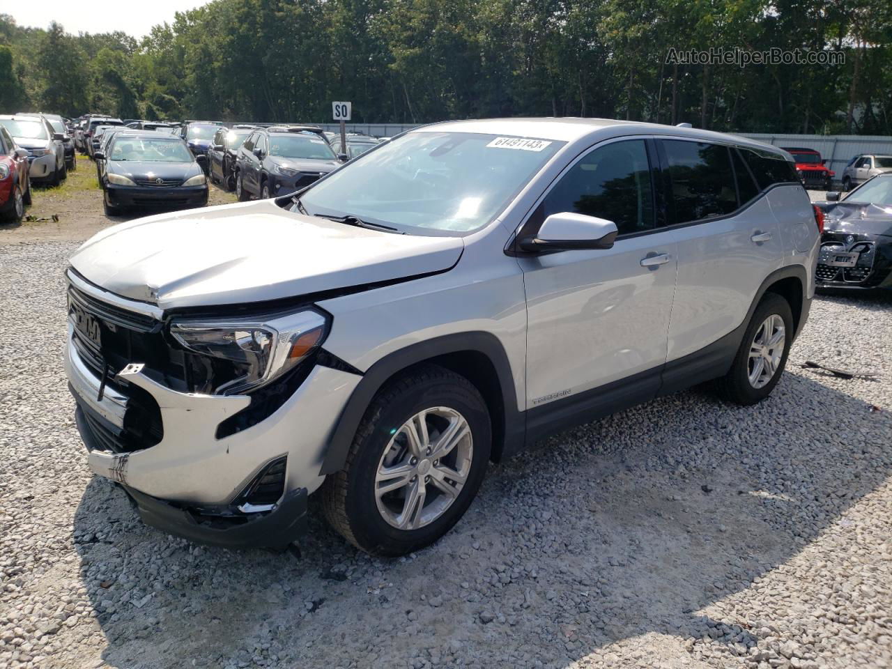 2020 Gmc Terrain Sle Silver vin: 3GKALMEV8LL186454