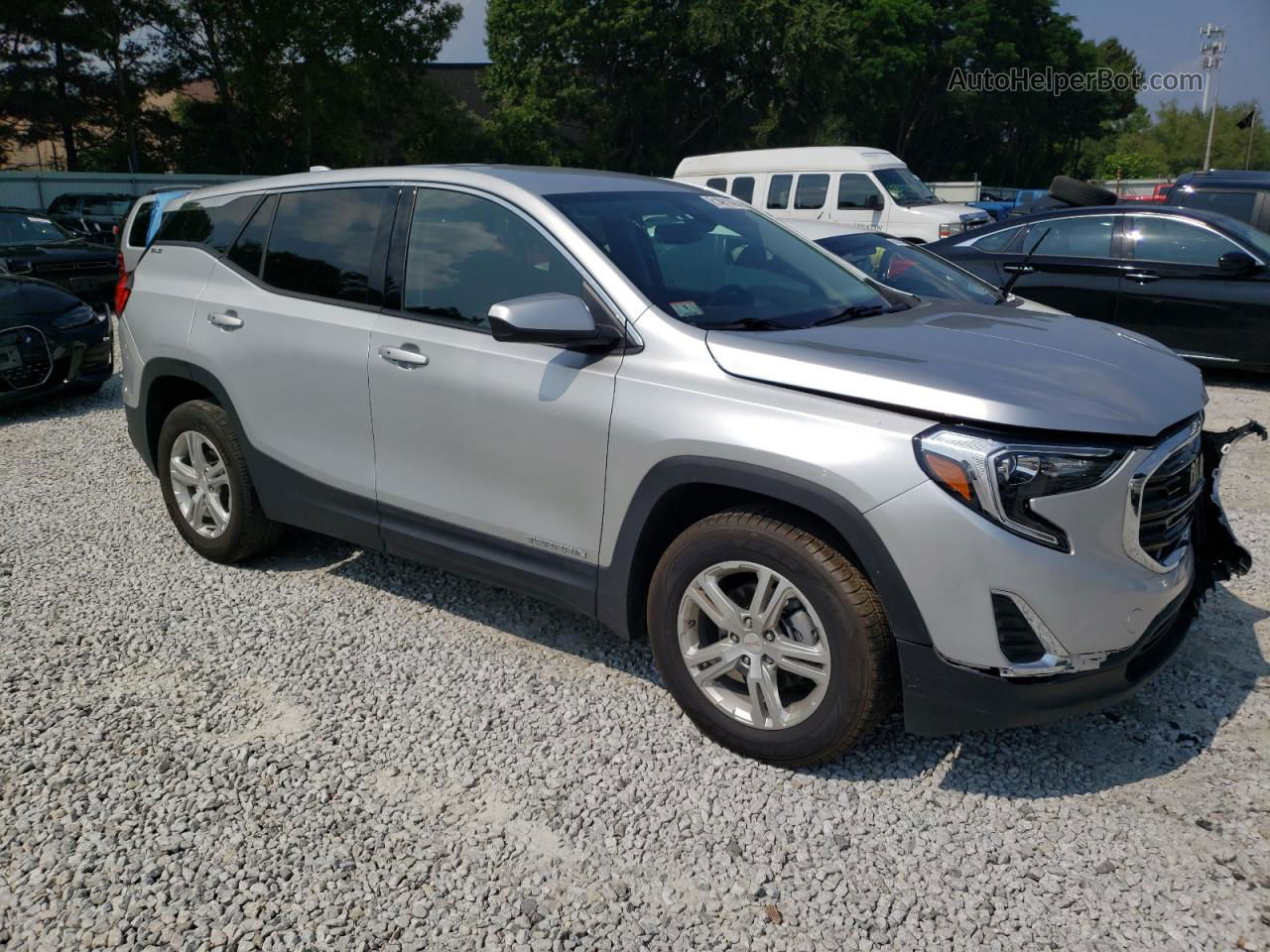 2020 Gmc Terrain Sle Silver vin: 3GKALMEV8LL186454