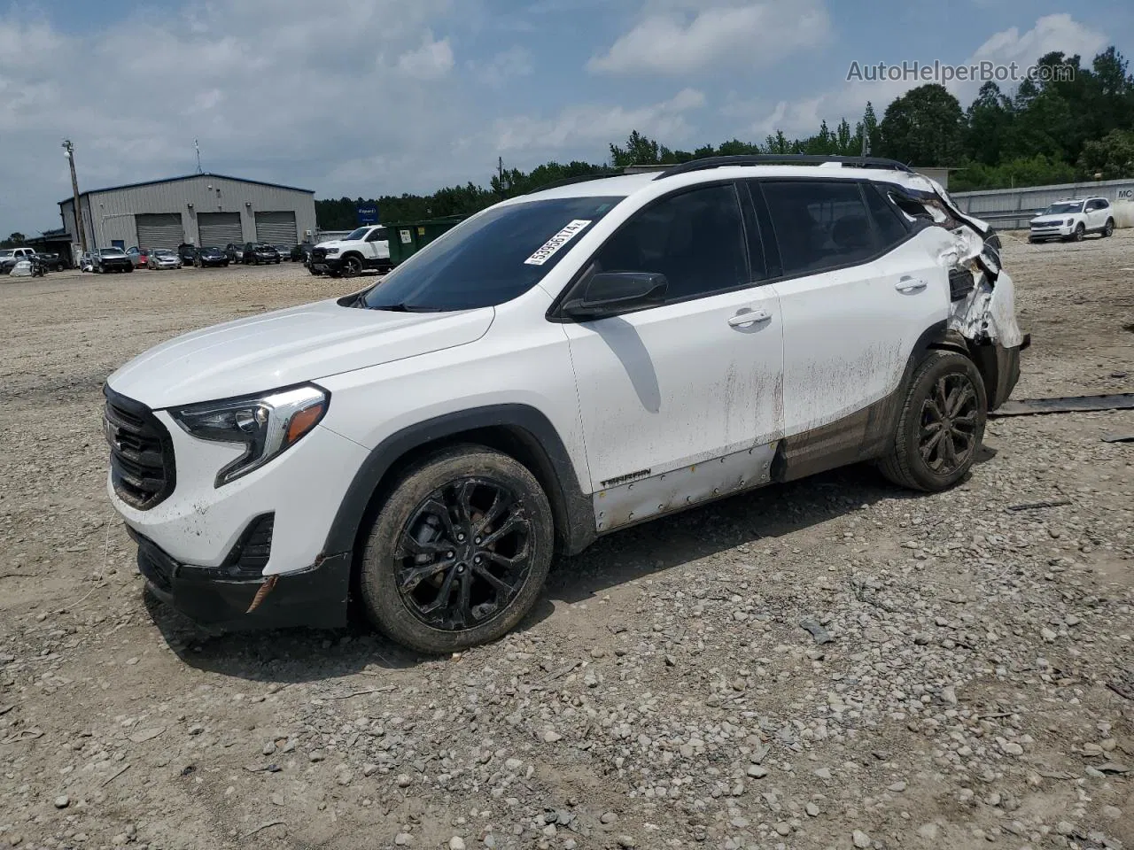 2020 Gmc Terrain Sle Белый vin: 3GKALMEV8LL213961