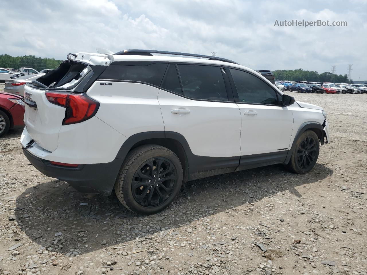 2020 Gmc Terrain Sle White vin: 3GKALMEV8LL213961