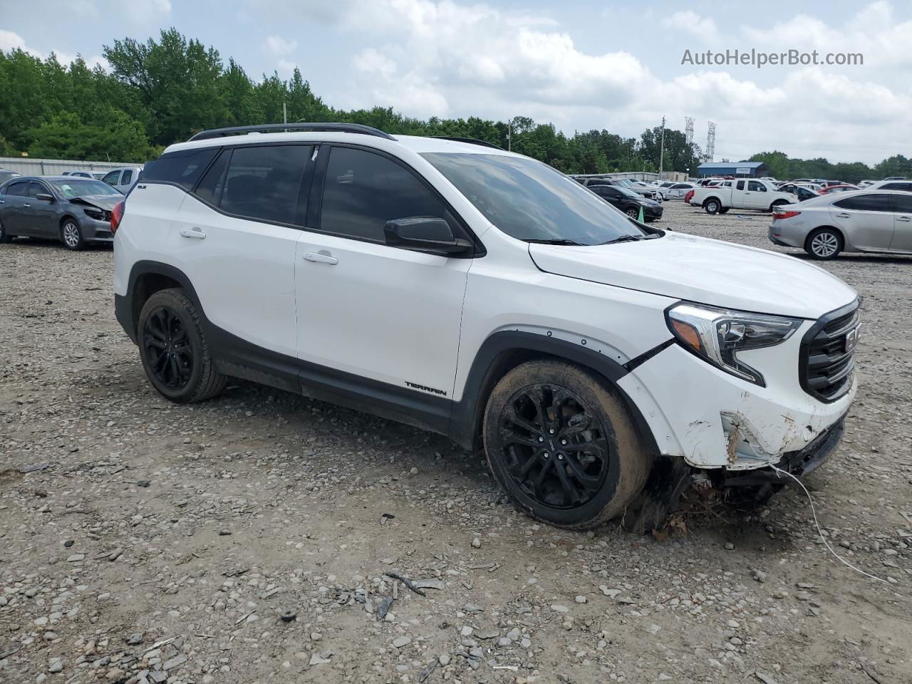 2020 Gmc Terrain Sle White vin: 3GKALMEV8LL213961