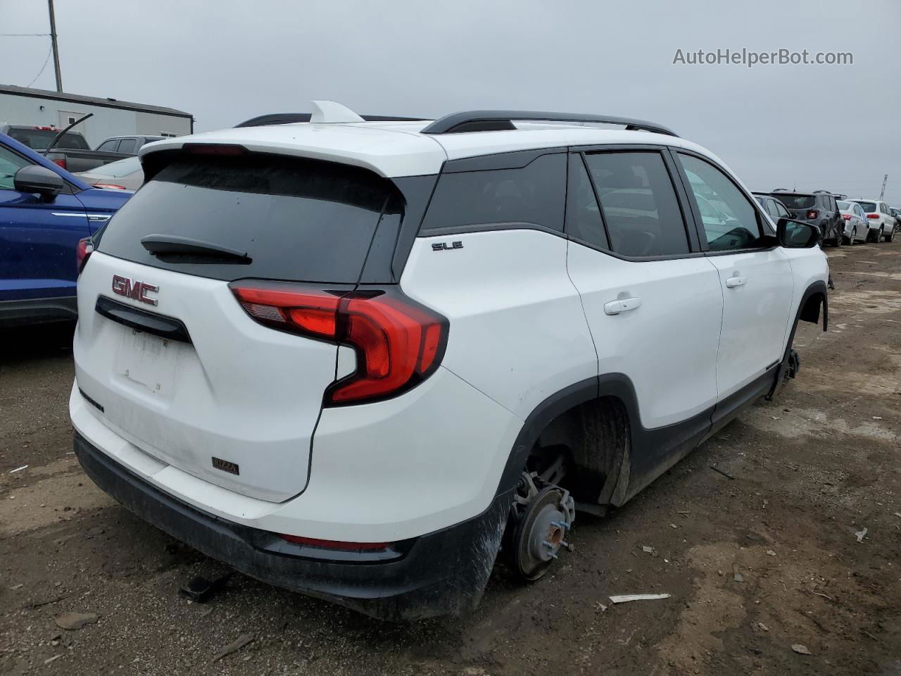 2020 Gmc Terrain Sle White vin: 3GKALMEV8LL285324