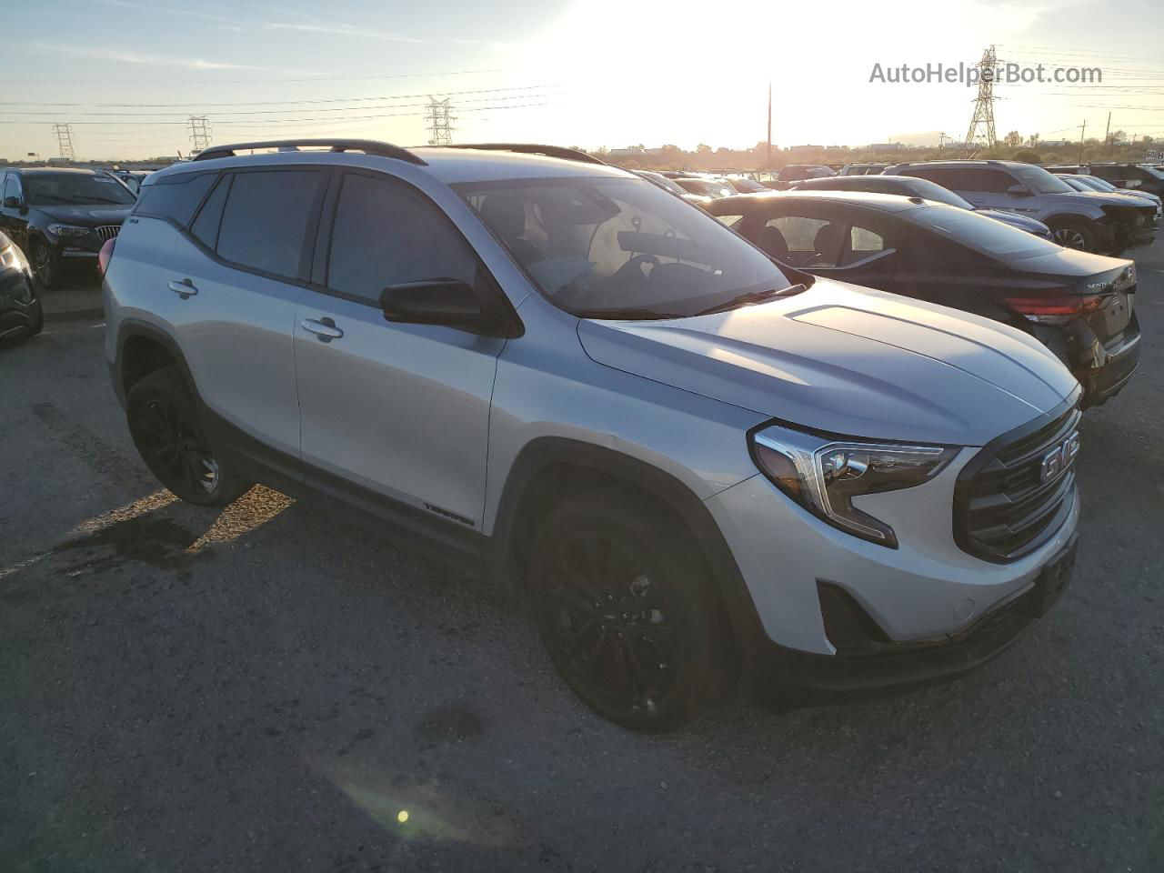 2020 Gmc Terrain Sle Silver vin: 3GKALMEV8LL346123