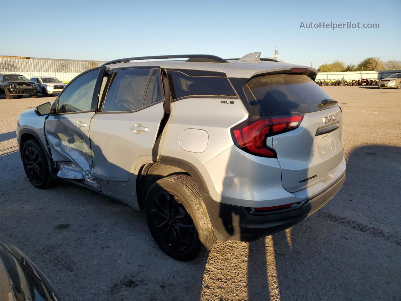 2020 Gmc Terrain Sle Silver vin: 3GKALMEV8LL346123