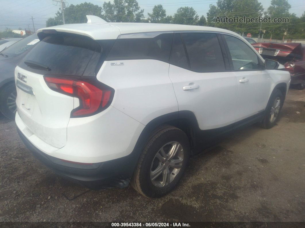 2019 Gmc Terrain Sle White vin: 3GKALMEV9KL146687