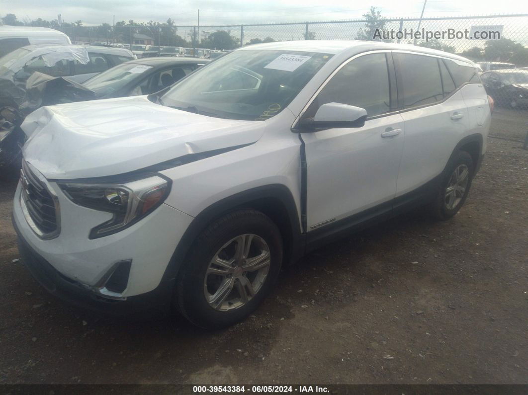 2019 Gmc Terrain Sle White vin: 3GKALMEV9KL146687