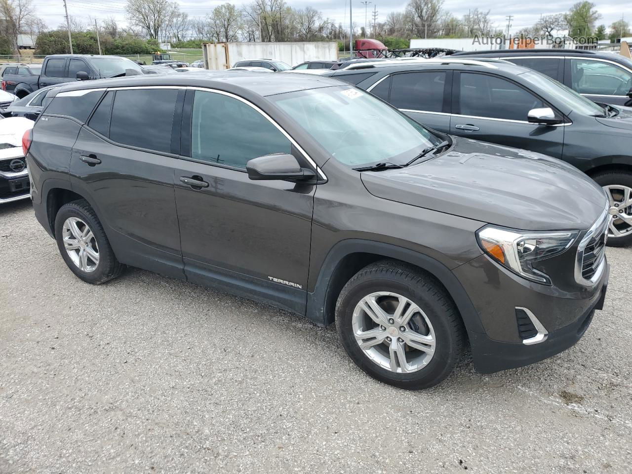 2019 Gmc Terrain Sle Угольный vin: 3GKALMEV9KL317728