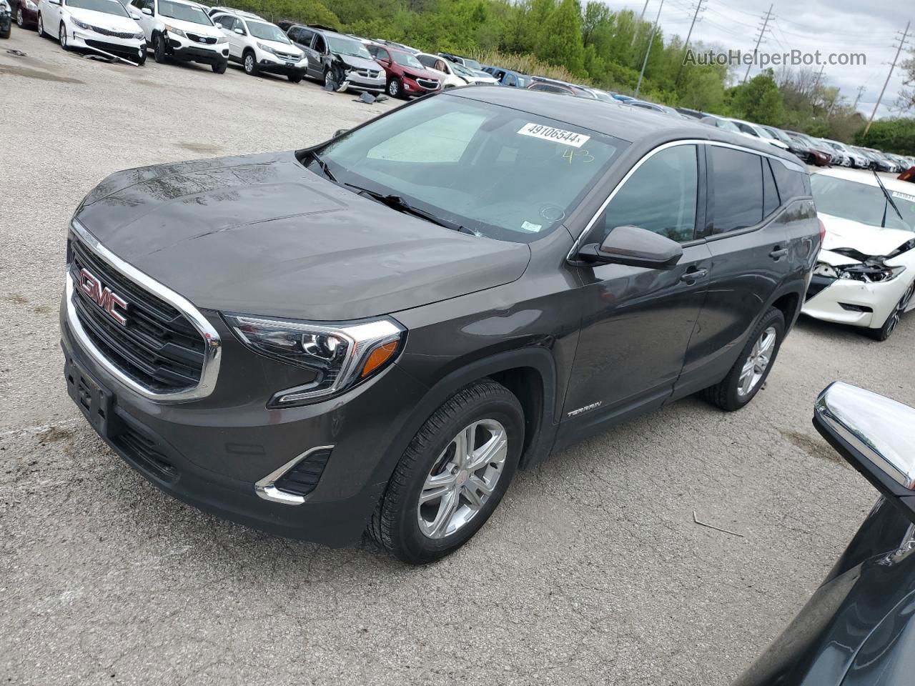 2019 Gmc Terrain Sle Угольный vin: 3GKALMEV9KL317728