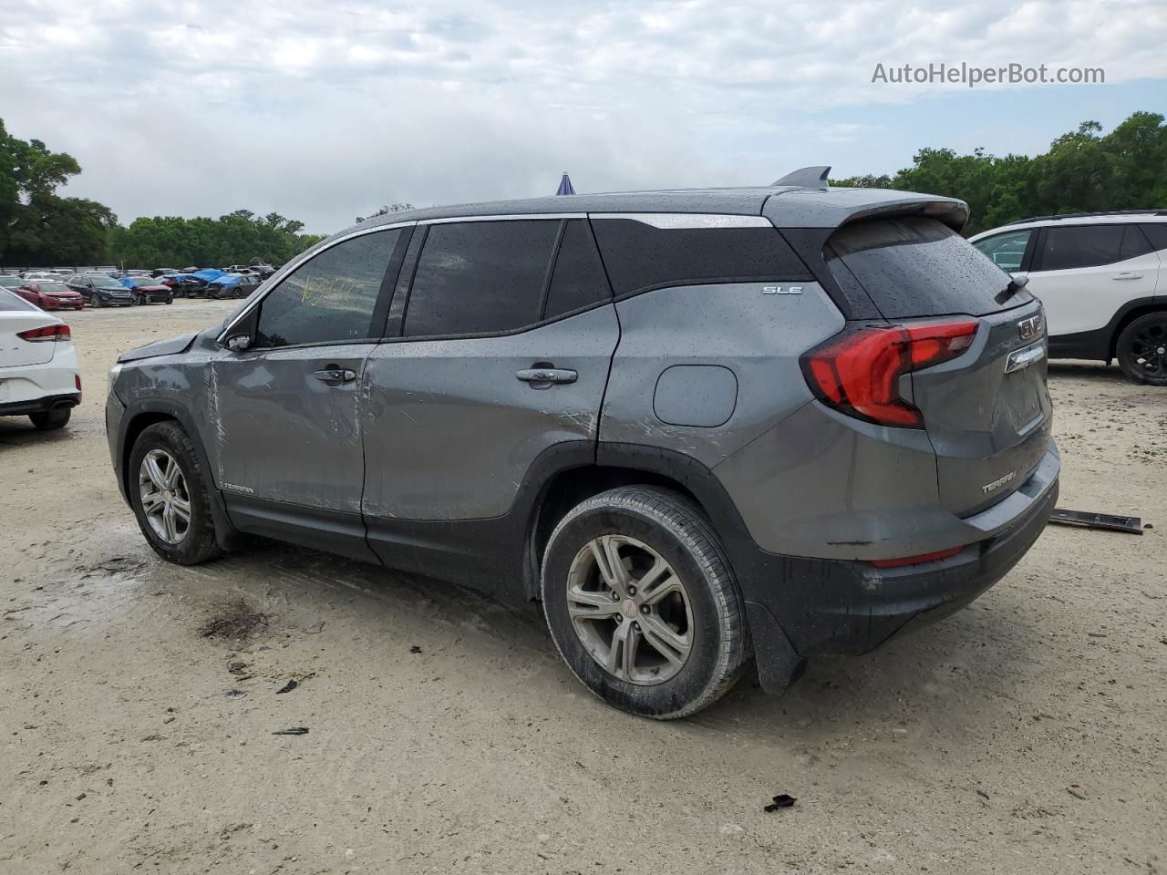 2019 Gmc Terrain Sle Серый vin: 3GKALMEV9KL343651