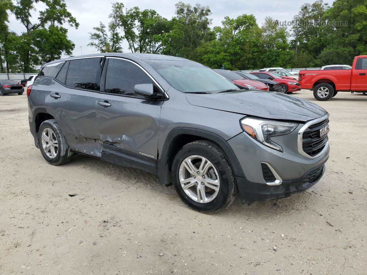 2019 Gmc Terrain Sle Серый vin: 3GKALMEV9KL343651