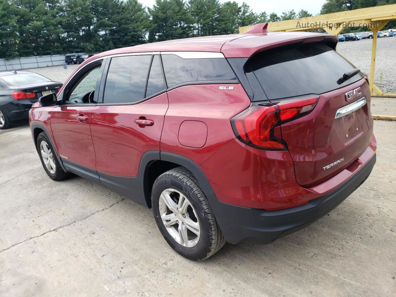 2019 Gmc Terrain Sle Burgundy vin: 3GKALMEV9KL394812