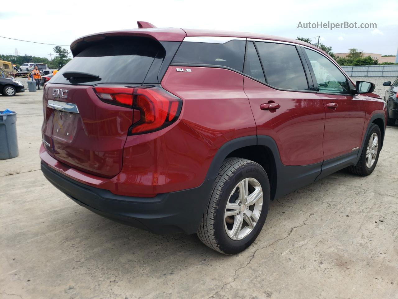 2019 Gmc Terrain Sle Burgundy vin: 3GKALMEV9KL394812