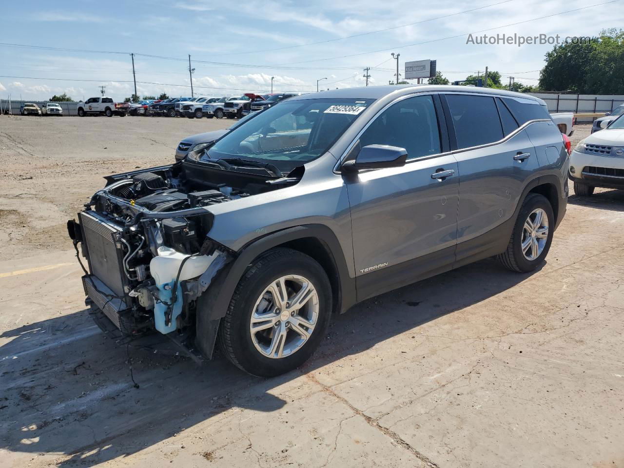 2019 Gmc Terrain Sle Gray vin: 3GKALMEV9KL401161