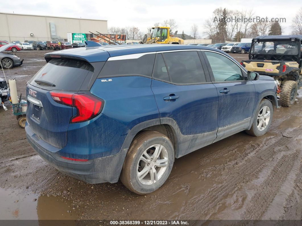 2020 Gmc Terrain Fwd Sle Синий vin: 3GKALMEV9LL104425