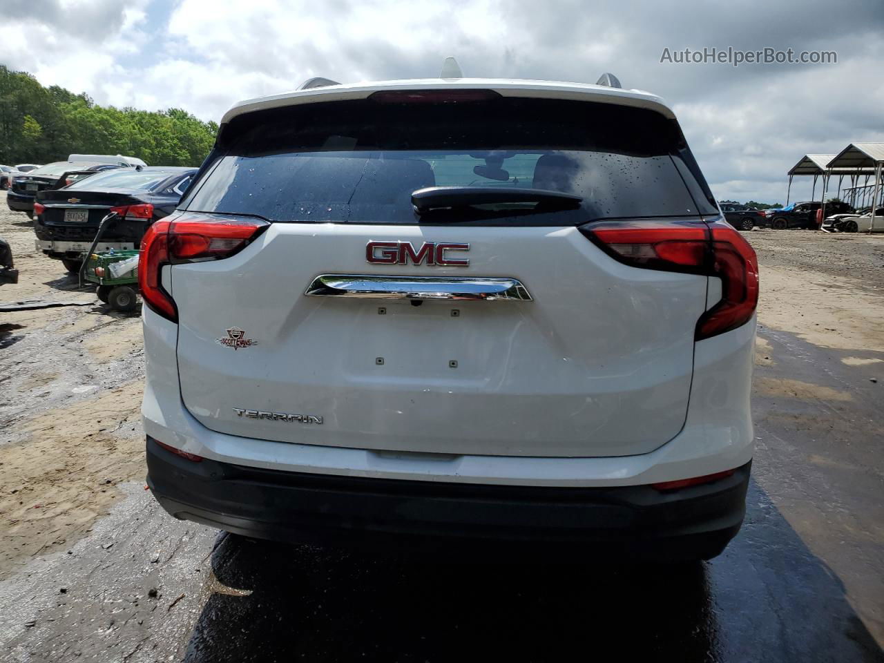 2020 Gmc Terrain Sle White vin: 3GKALMEV9LL113366