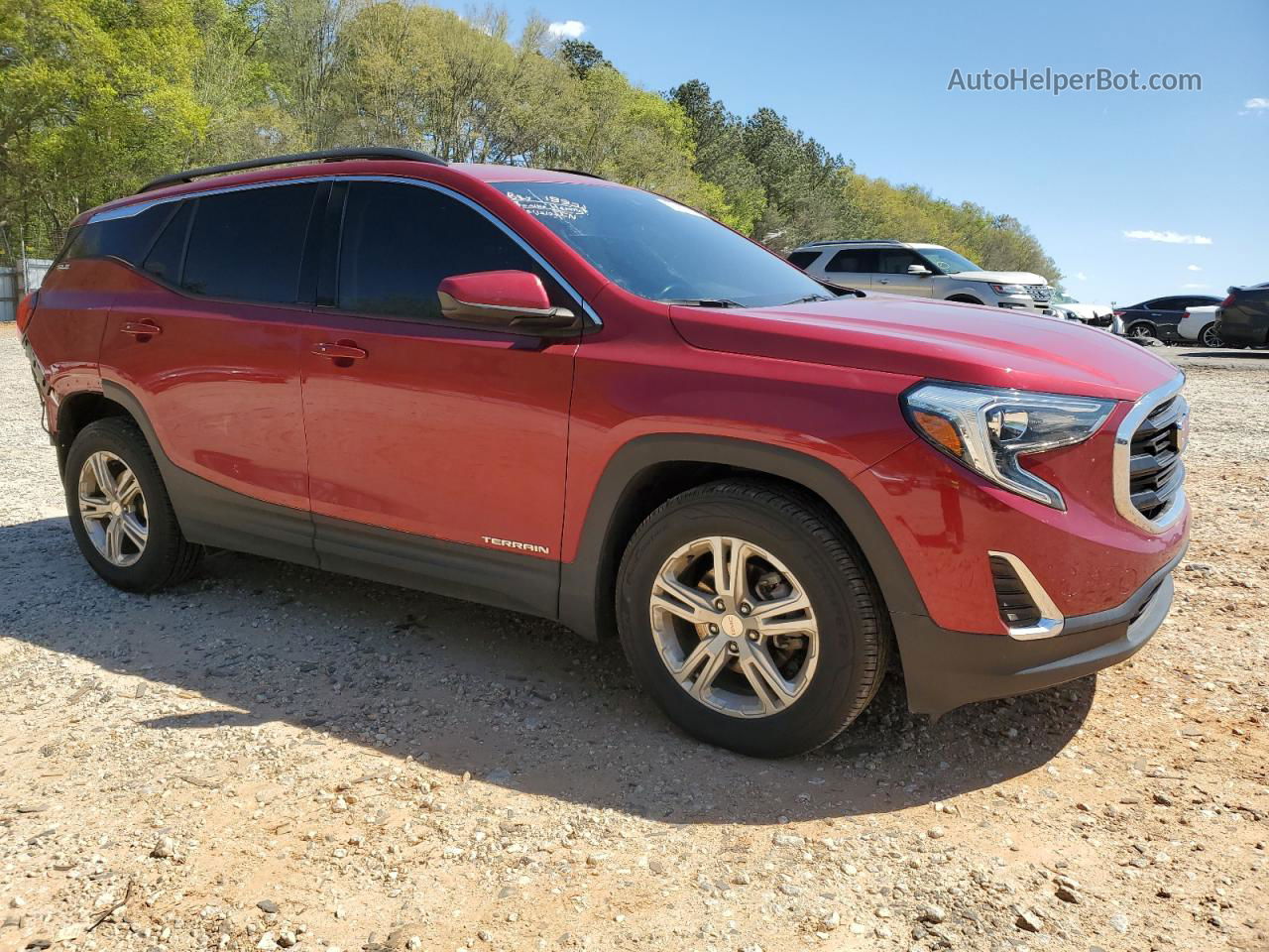 2020 Gmc Terrain Sle Красный vin: 3GKALMEV9LL122388