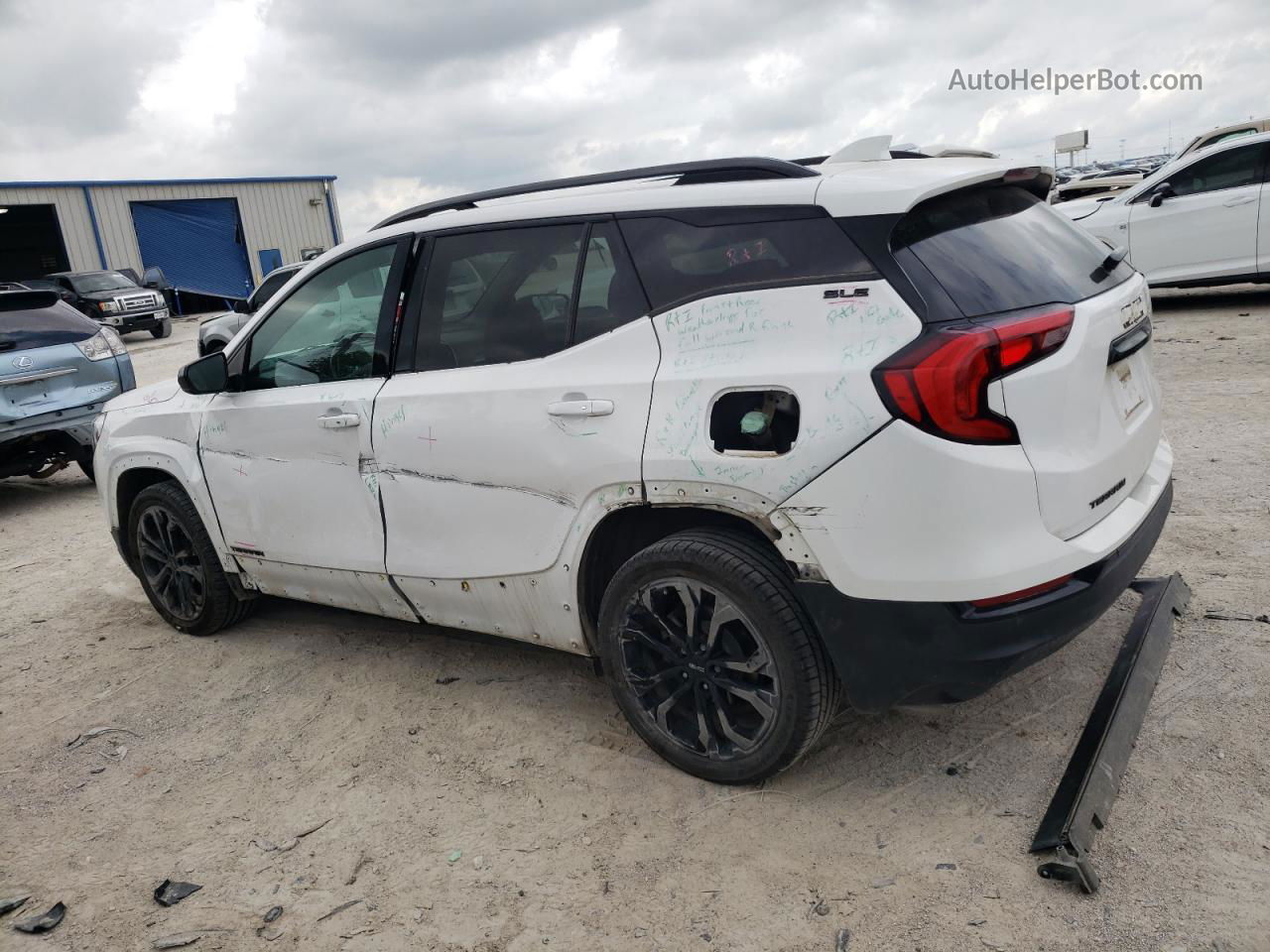 2020 Gmc Terrain Sle White vin: 3GKALMEV9LL312952