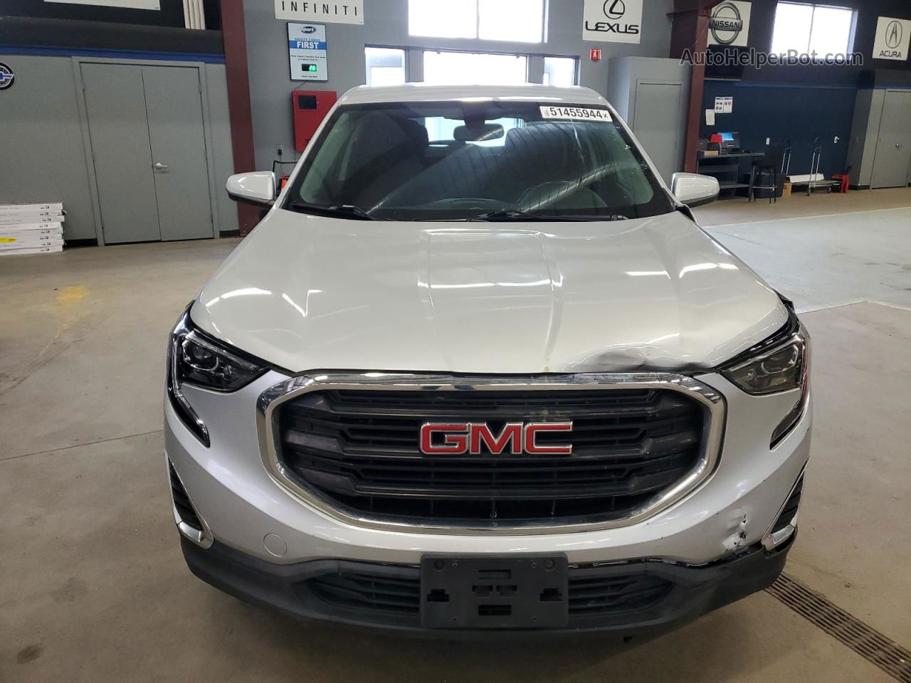 2019 Gmc Terrain Sle Silver vin: 3GKALMEVXKL100530