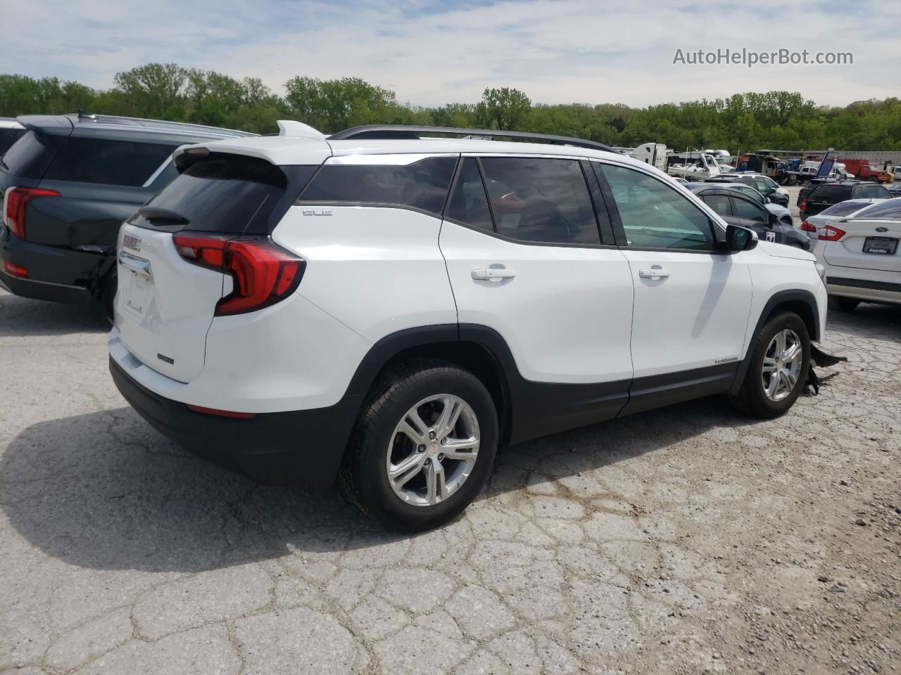 2019 Gmc Terrain Sle Белый vin: 3GKALMEVXKL115447