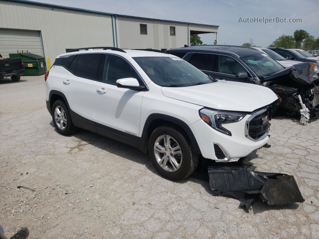 2019 Gmc Terrain Sle White vin: 3GKALMEVXKL115447