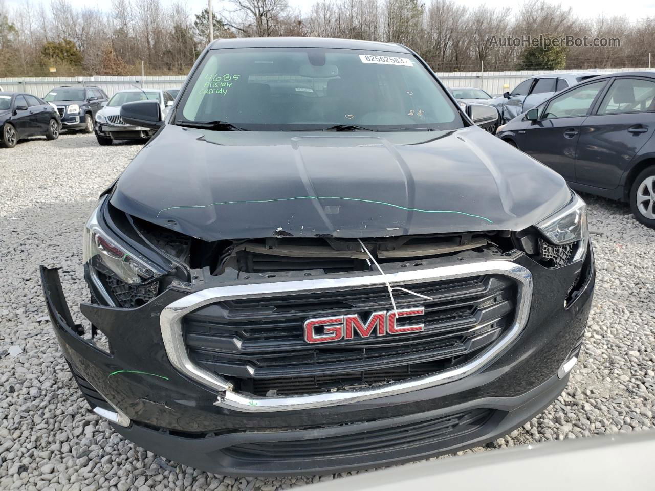 2019 Gmc Terrain Sle Black vin: 3GKALMEVXKL148562