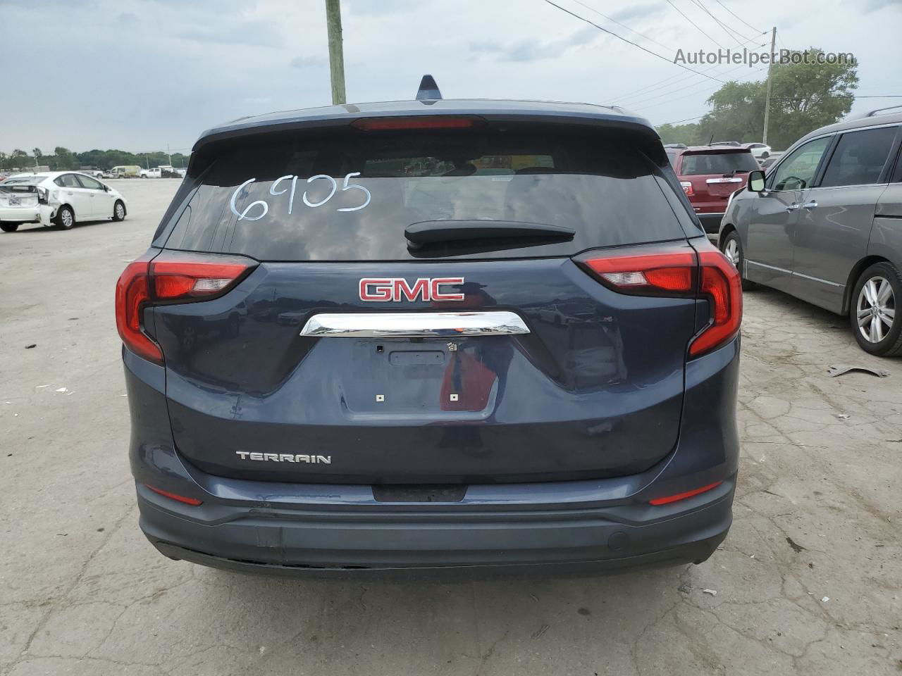 2019 Gmc Terrain Sle Blue vin: 3GKALMEVXKL156905