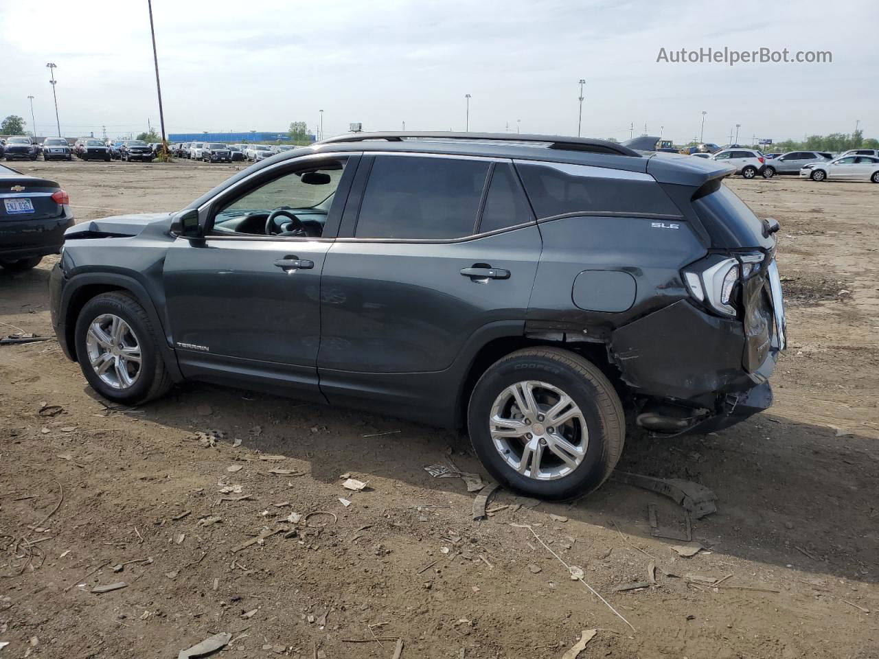 2019 Gmc Terrain Sle Серый vin: 3GKALMEVXKL301652