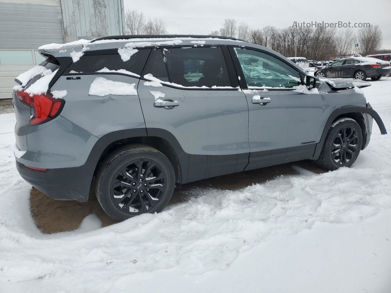 2020 Gmc Terrain Sle Серый vin: 3GKALMEVXLL144660