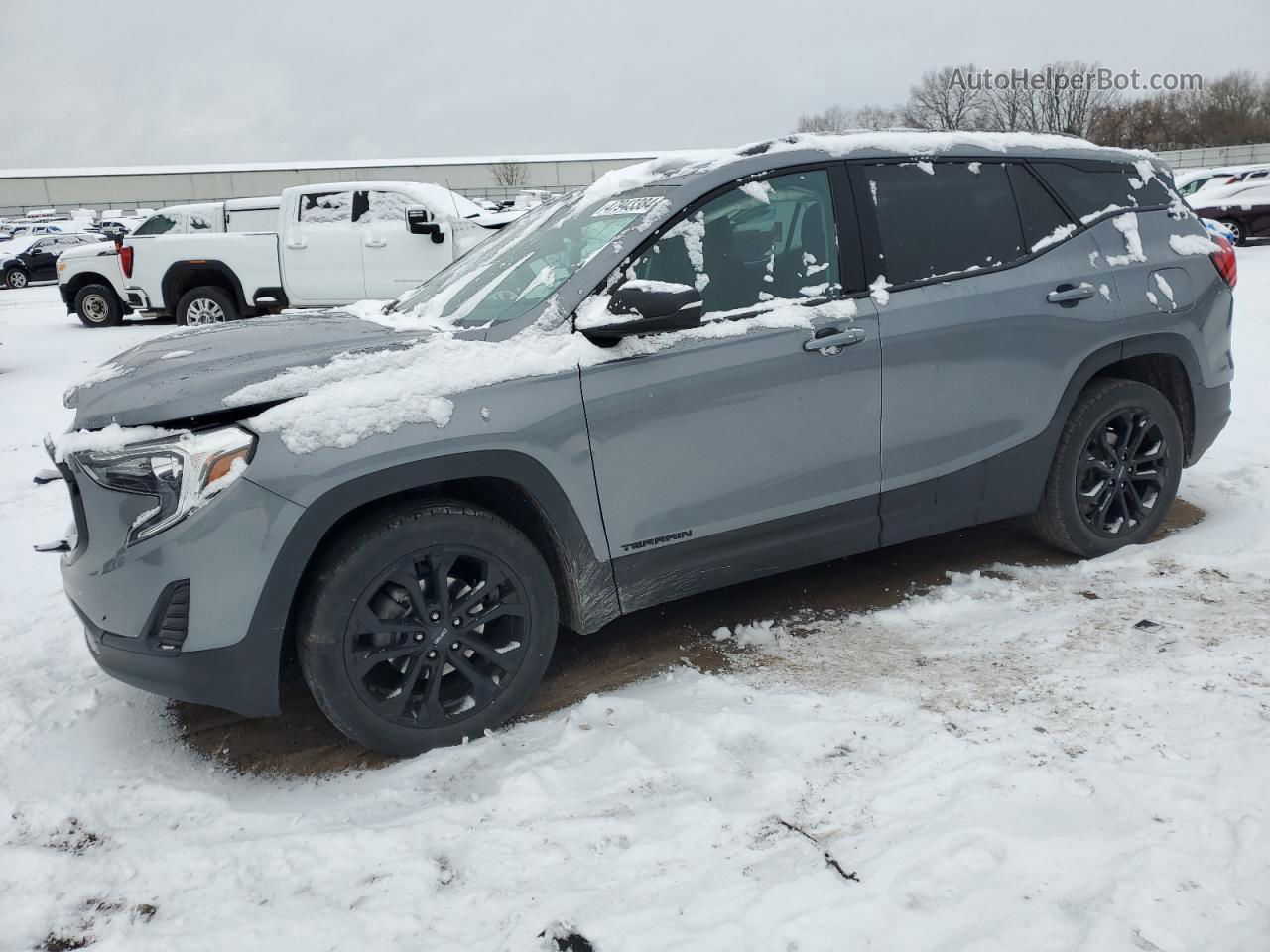 2020 Gmc Terrain Sle Серый vin: 3GKALMEVXLL144660