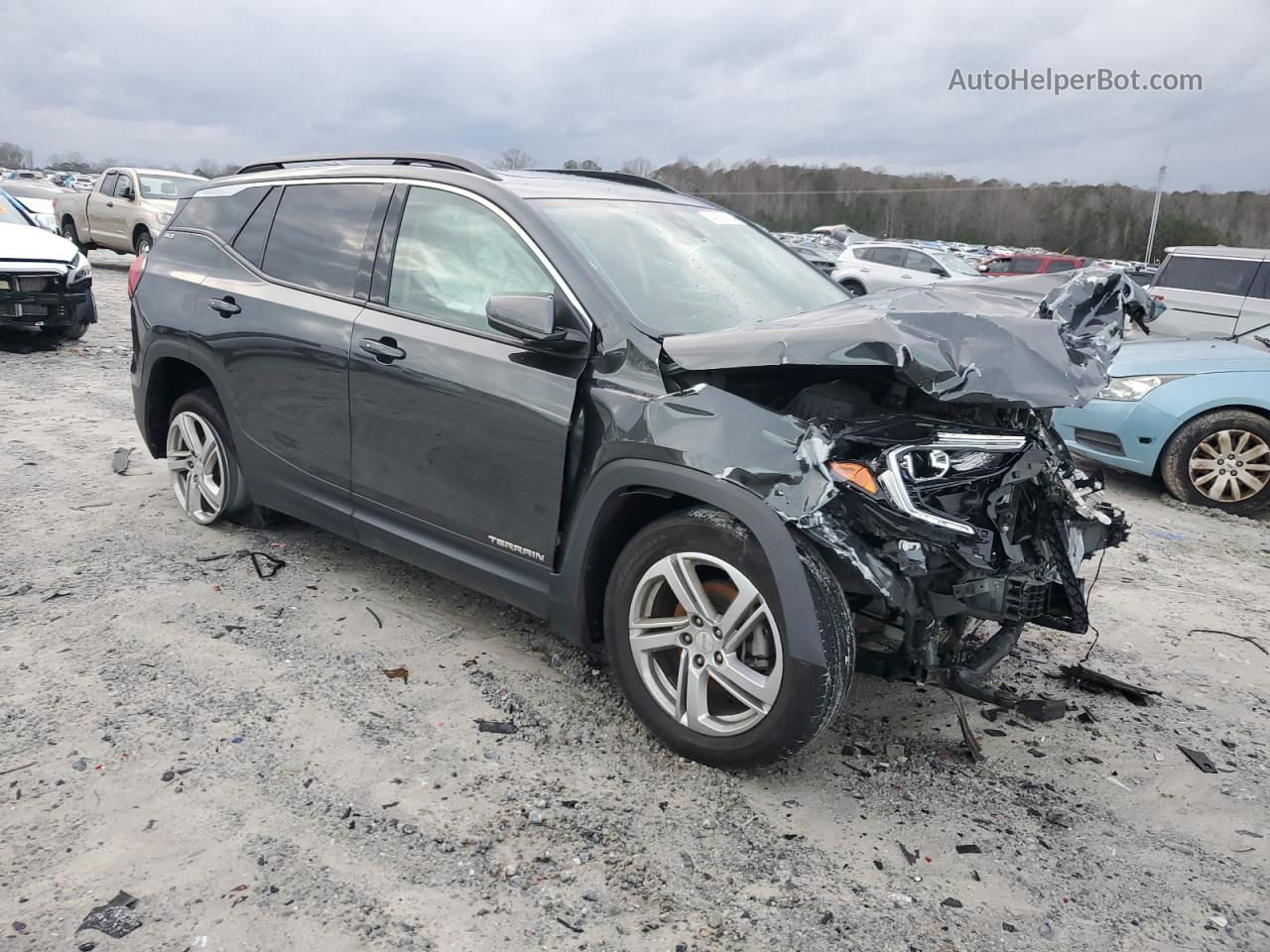 2020 Gmc Terrain Sle Gray vin: 3GKALMEVXLL257265