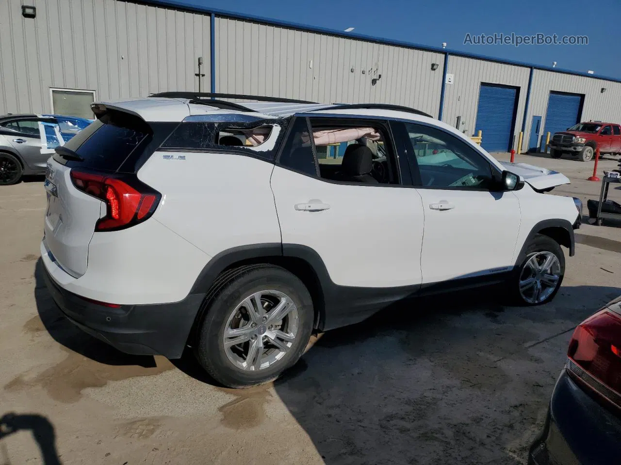 2020 Gmc Terrain Sle White vin: 3GKALMEVXLL273627