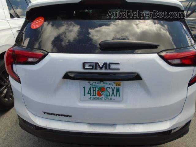 2020 Gmc Terrain Sle White vin: 3GKALMEVXLL286068