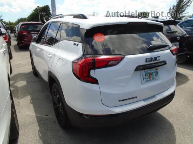 2020 Gmc Terrain Sle White vin: 3GKALMEVXLL286068