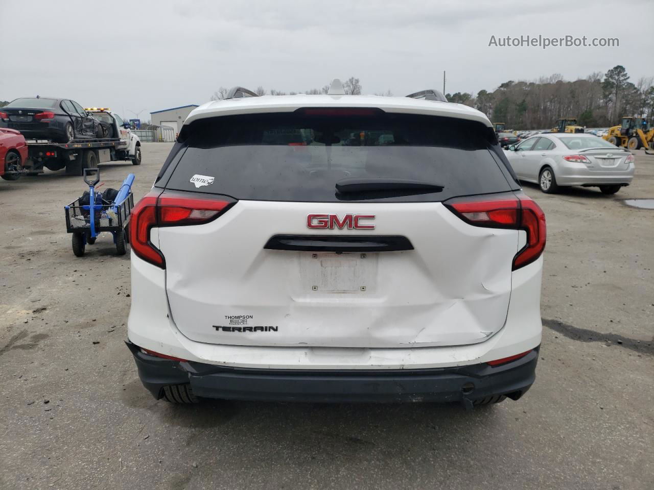 2020 Gmc Terrain Sle White vin: 3GKALMEVXLL314936