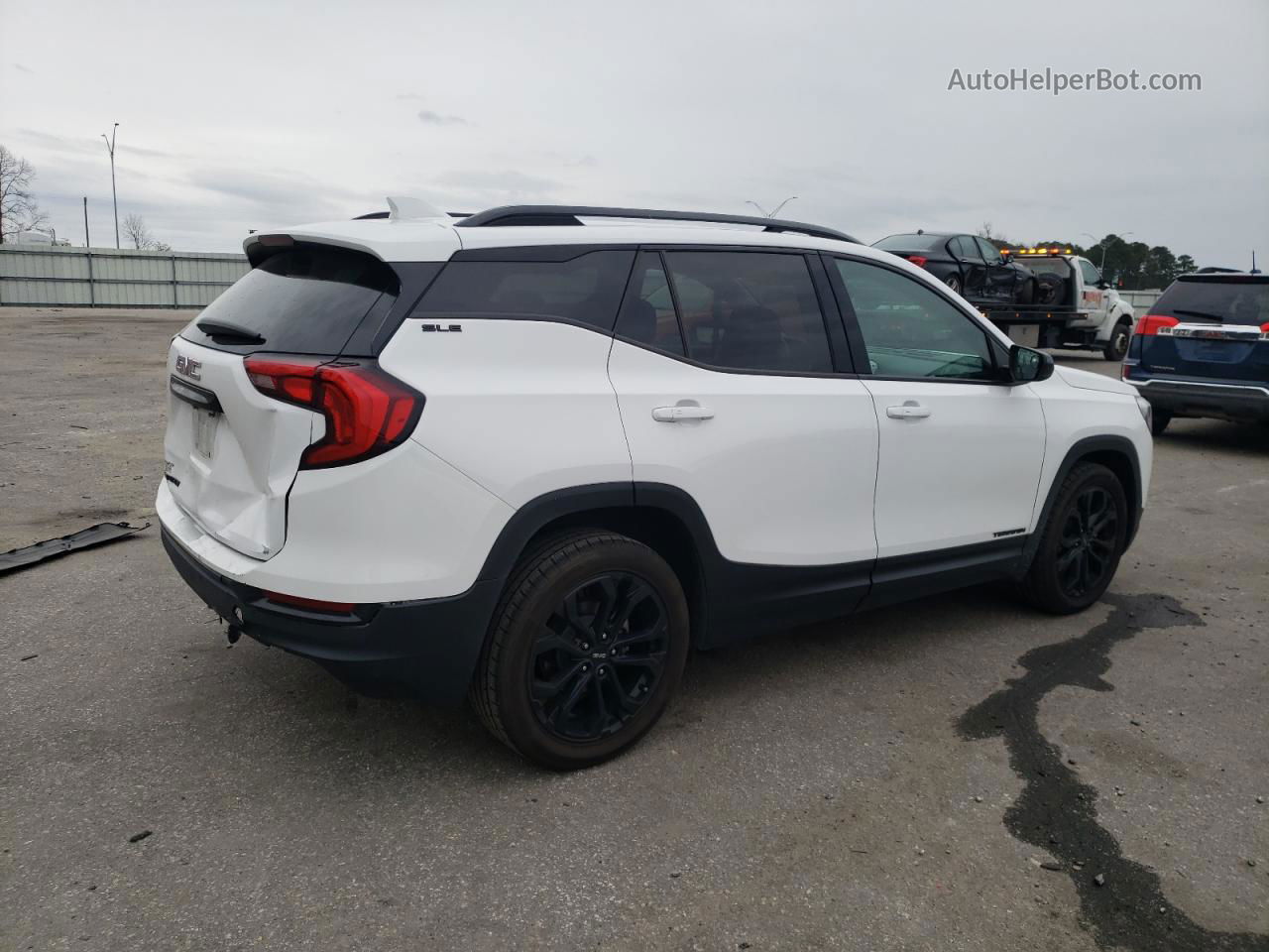 2020 Gmc Terrain Sle White vin: 3GKALMEVXLL314936