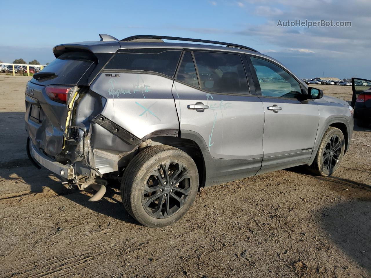 2020 Gmc Terrain Sle Серый vin: 3GKALMEVXLL337570