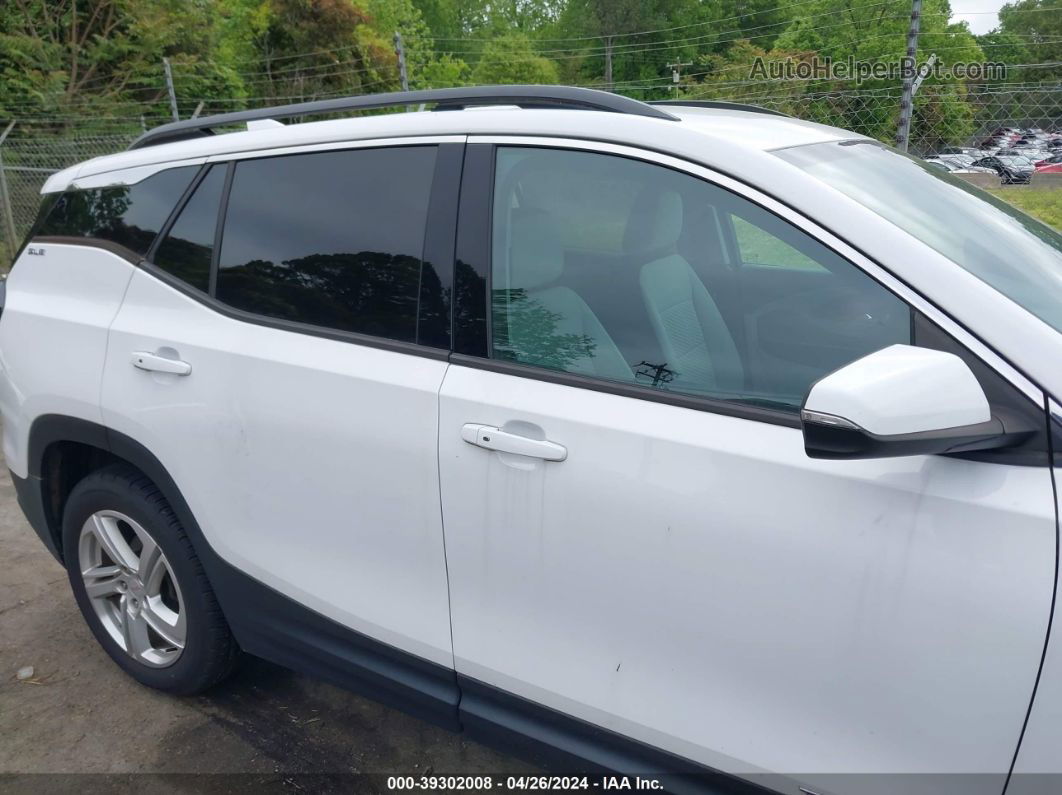 2019 Gmc Terrain Sle White vin: 3GKALMEX7KL152652