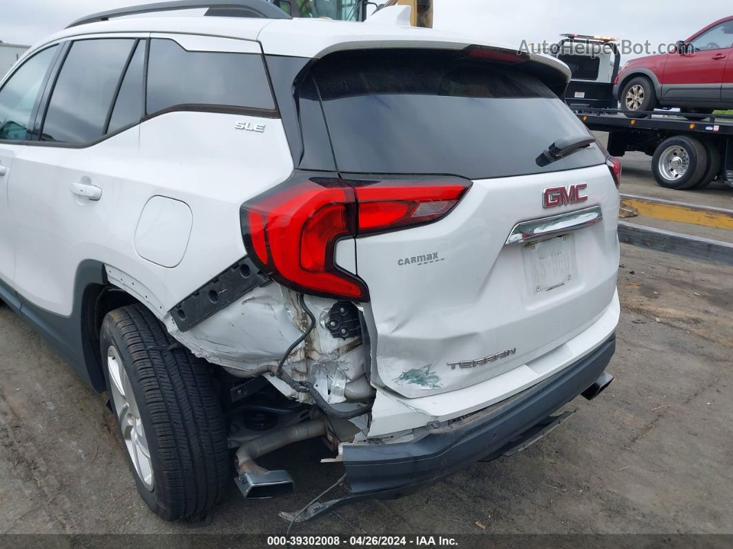 2019 Gmc Terrain Sle White vin: 3GKALMEX7KL152652