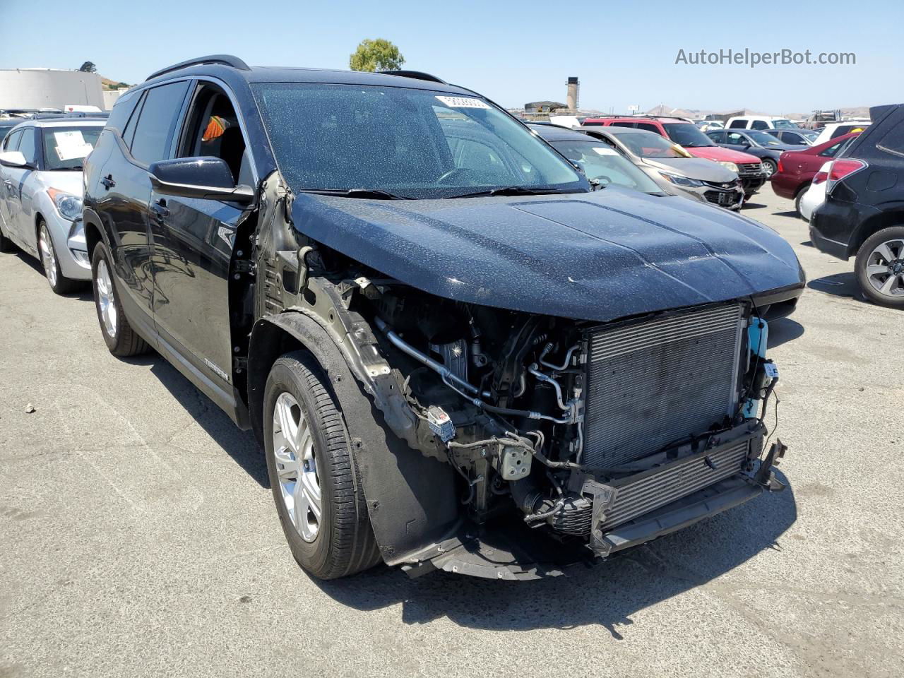 2019 Gmc Terrain Sle Черный vin: 3GKALNEU6KL264824