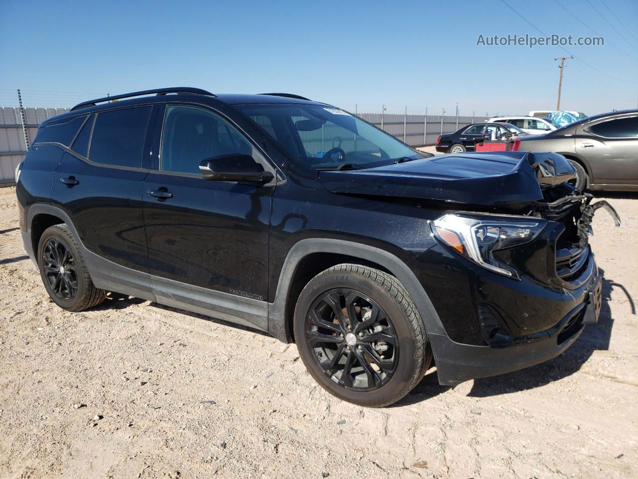 2019 Gmc Terrain Slt Black vin: 3GKALPEV0KL118200