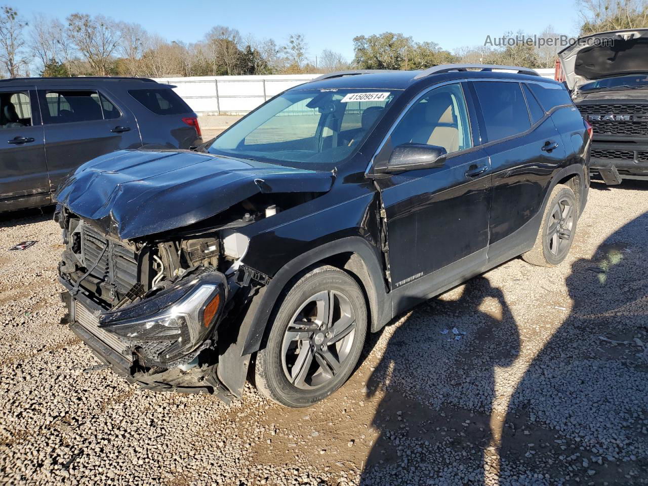 2019 Gmc Terrain Slt Black vin: 3GKALPEV0KL163489