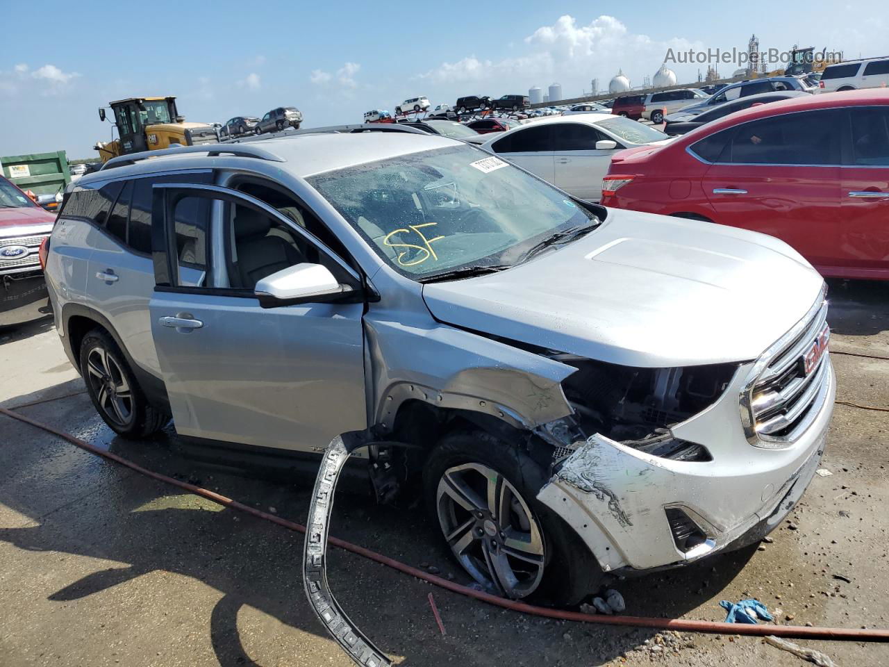 2019 Gmc Terrain Slt Silver vin: 3GKALPEV0KL224064