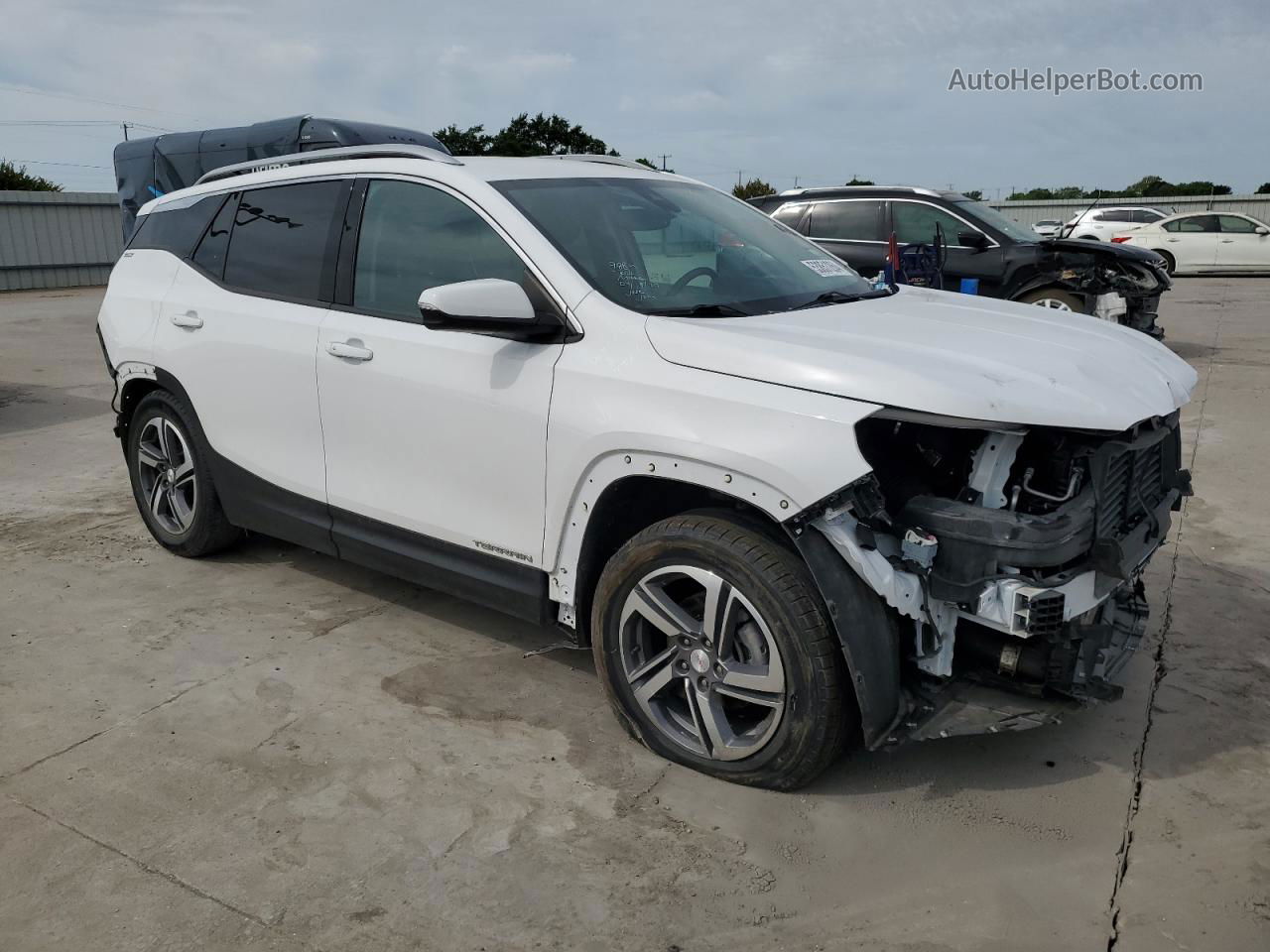 2020 Gmc Terrain Slt Белый vin: 3GKALPEV0LL309777