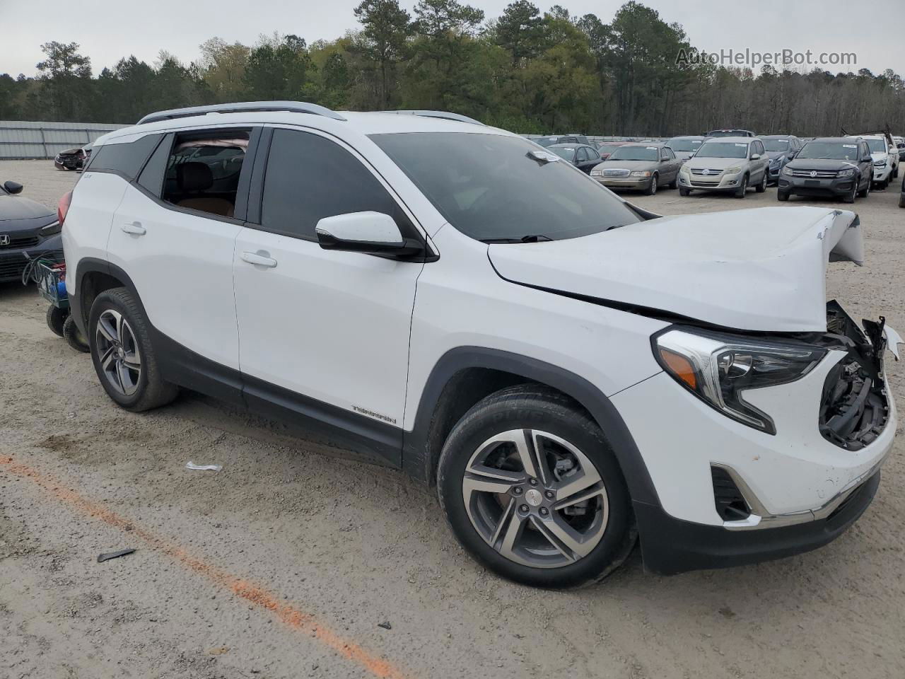 2020 Gmc Terrain Slt White vin: 3GKALPEV1LL135962