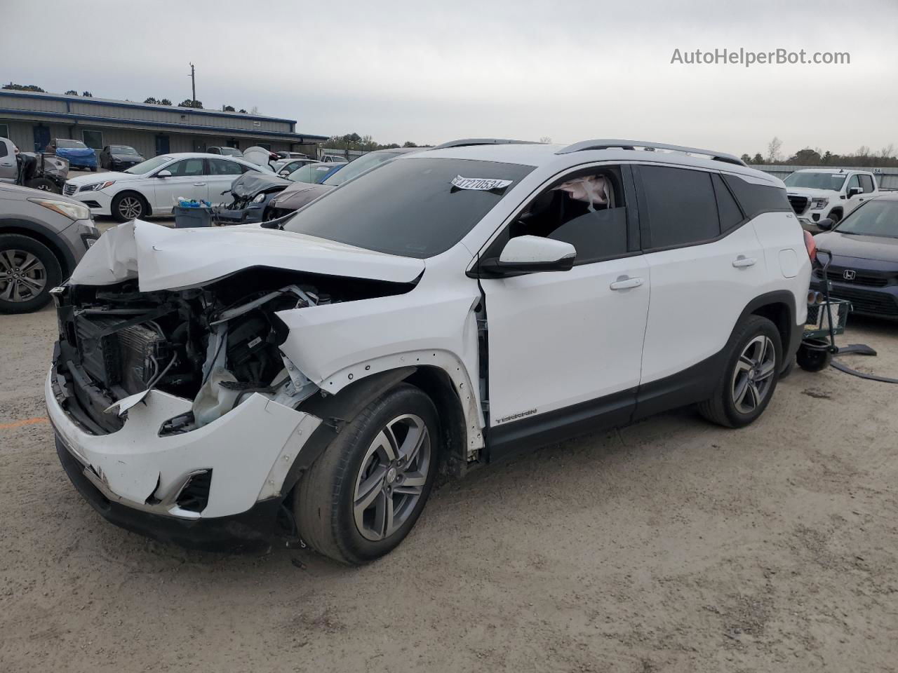 2020 Gmc Terrain Slt White vin: 3GKALPEV1LL135962