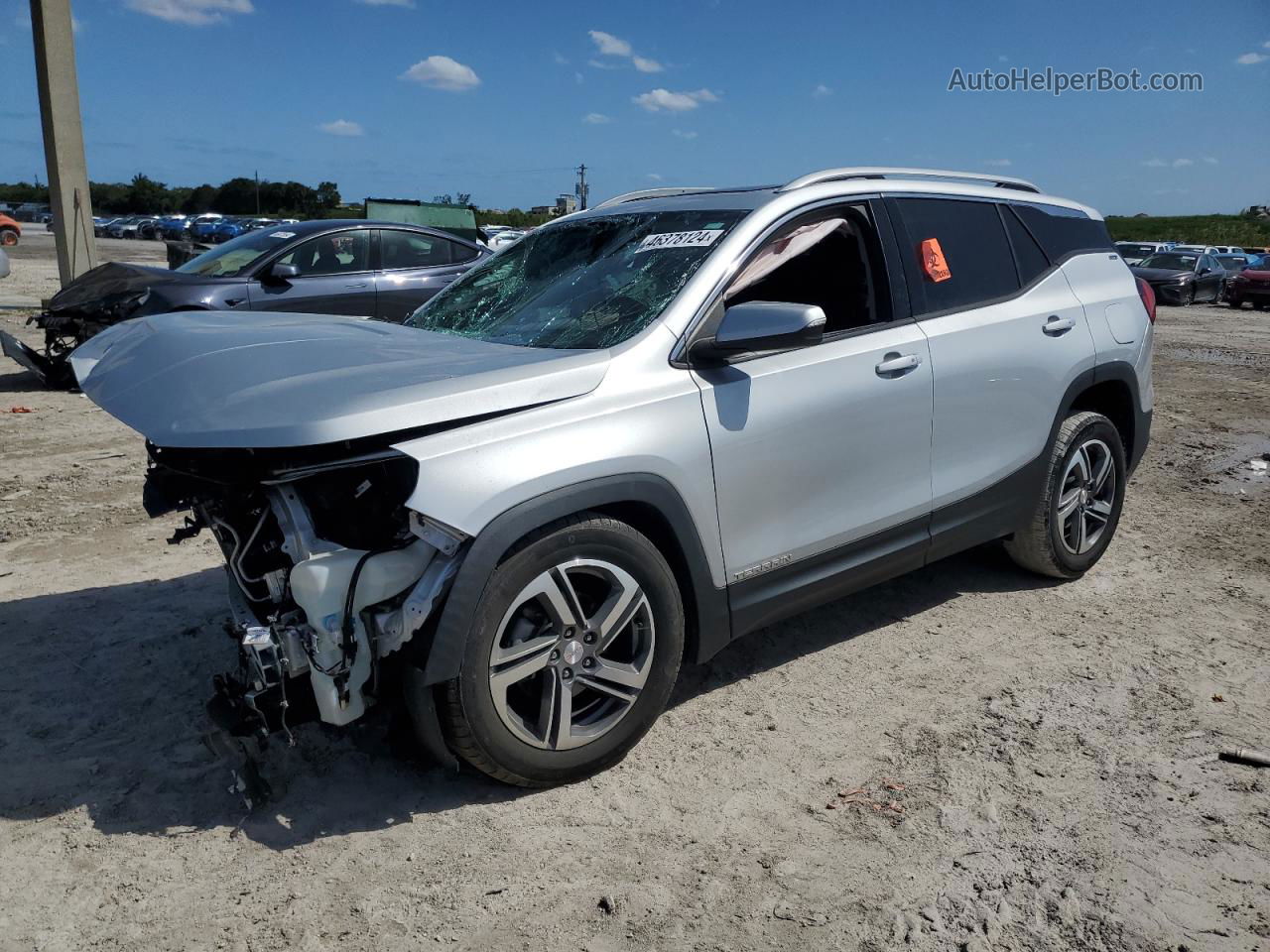 2020 Gmc Terrain Slt Silver vin: 3GKALPEV1LL294156