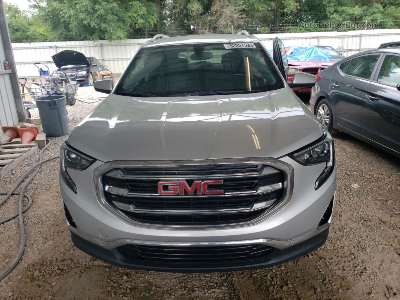 2019 Gmc Terrain Slt Серебряный vin: 3GKALPEV2KL241495