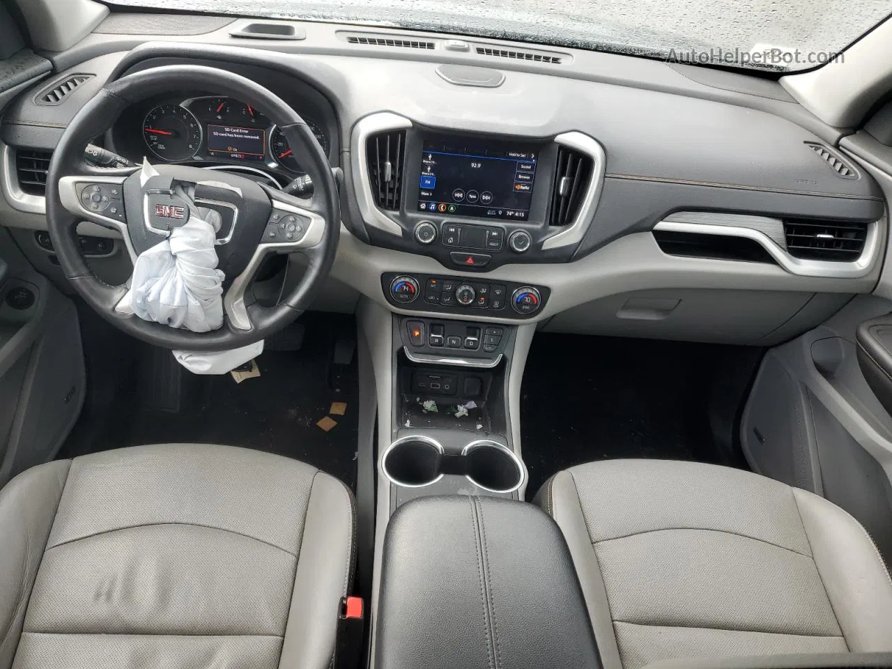 2020 Gmc Terrain Slt Серебряный vin: 3GKALPEV2LL177590