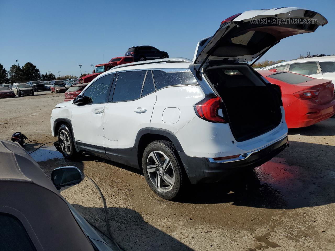 2020 Gmc Terrain Slt White vin: 3GKALPEV2LL255172